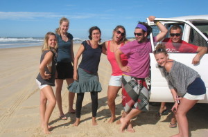 v.l.: Alex, Johanna, Nina, Wietske, Dror, Emma, Ich - Foto: Emelie